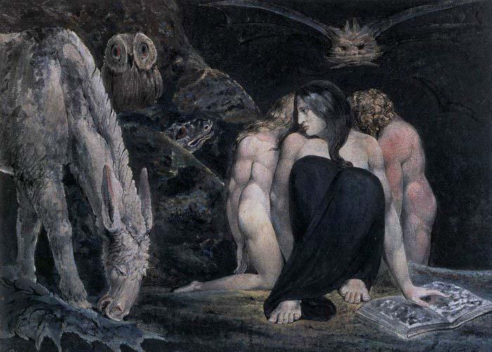 William Blake Hecate or the Three Fates